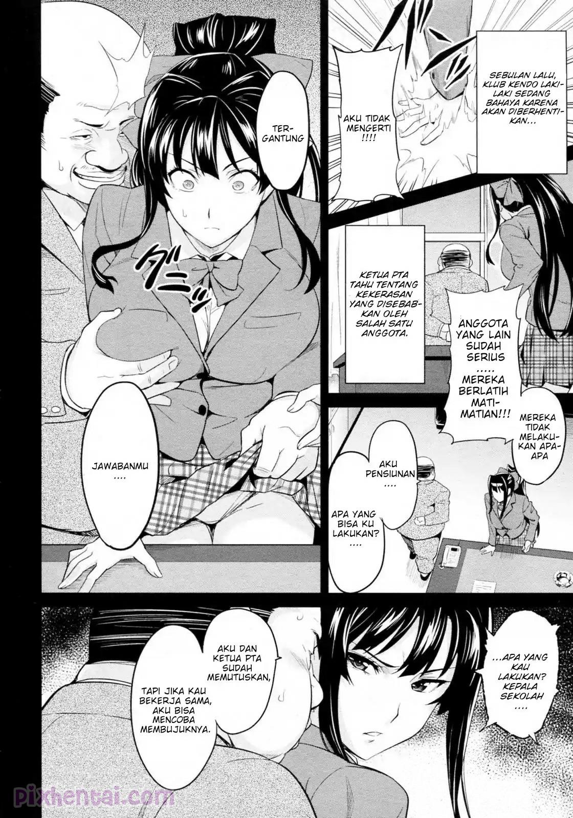 Komik hentai xxx manga sex bokep Siswi Perawan menjadi Toilet Pribadi Kepala Sekolah 6